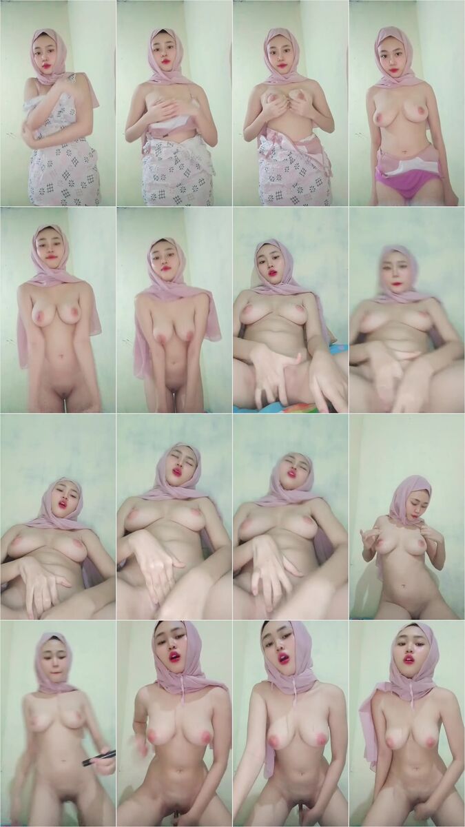 ABG Indo Jilbab Pink Mode Yali Yali Gesek Apem New Trending Top 2025